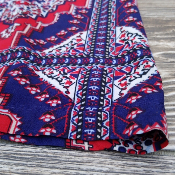 Printed Patterned Flowy Lightweight Stretchy Fashion Pants - Picture 3 of 12